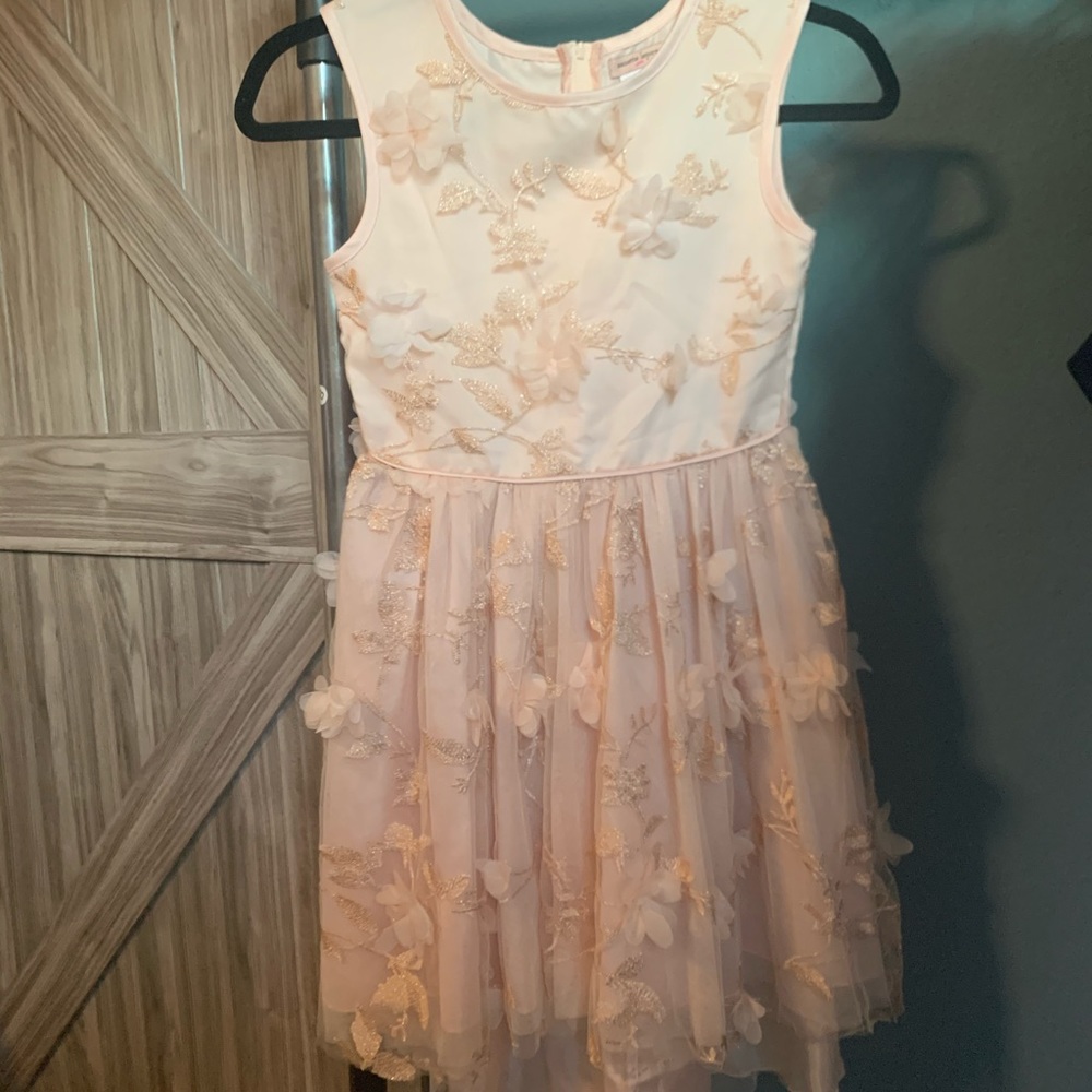 light pink formal dress
